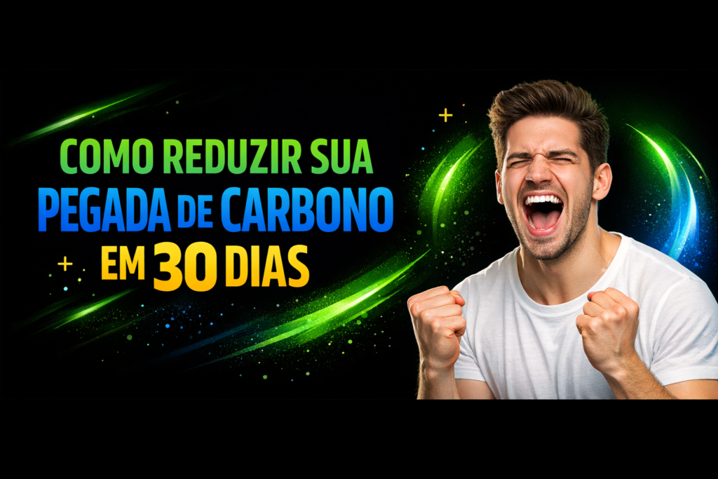 Leia mais sobre o artigo Reduzir Pegada de Carbono: Guia Prático de 30 Dias