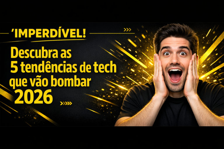 Leia mais sobre o artigo Tendências de Tecnologia para 2026: 5 Inovações Cruciais