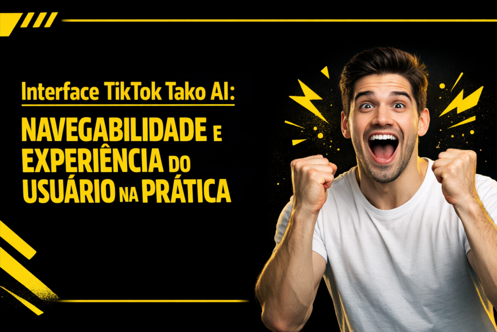 Leia mais sobre o artigo Interface TikTok Tako AI: Navegabilidade e UX Completo