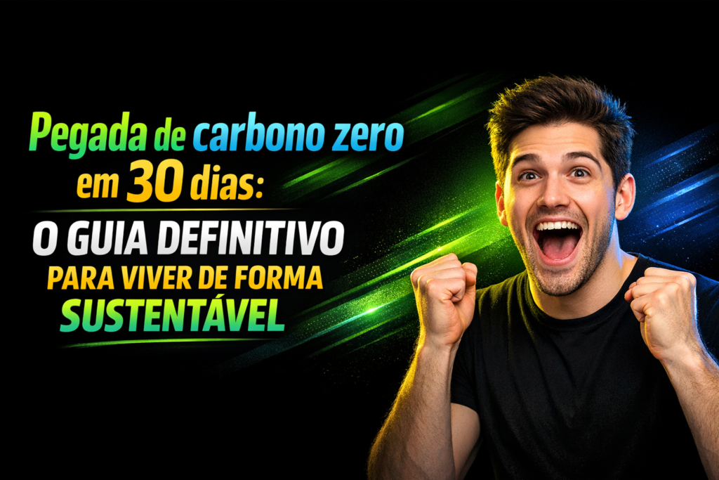 Leia mais sobre o artigo Pegada de Carbono Zero em 30 Dias: Guia Completo 2025