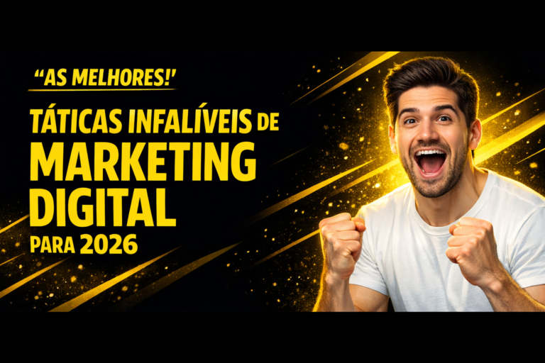Leia mais sobre o artigo Marketing Digital 2026: 10 Táticas Práticas Infalíveis