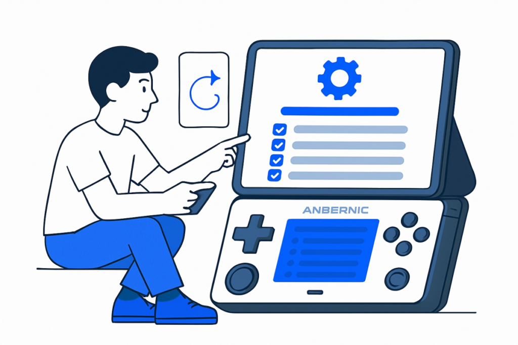 Leia mais sobre o artigo Anbernic RG Rotate: configure seu console Android em 8 passos