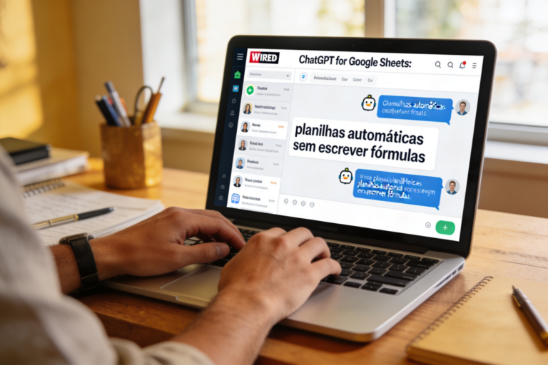 Leia mais sobre o artigo ChatGPT for Google Sheets: planilhas automáticas sem escrever fórmulas