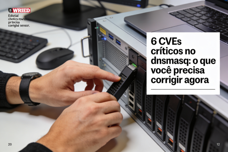 Leia mais sobre o artigo 6 CVEs críticos no dnsmasq: o que você precisa corrigir agora