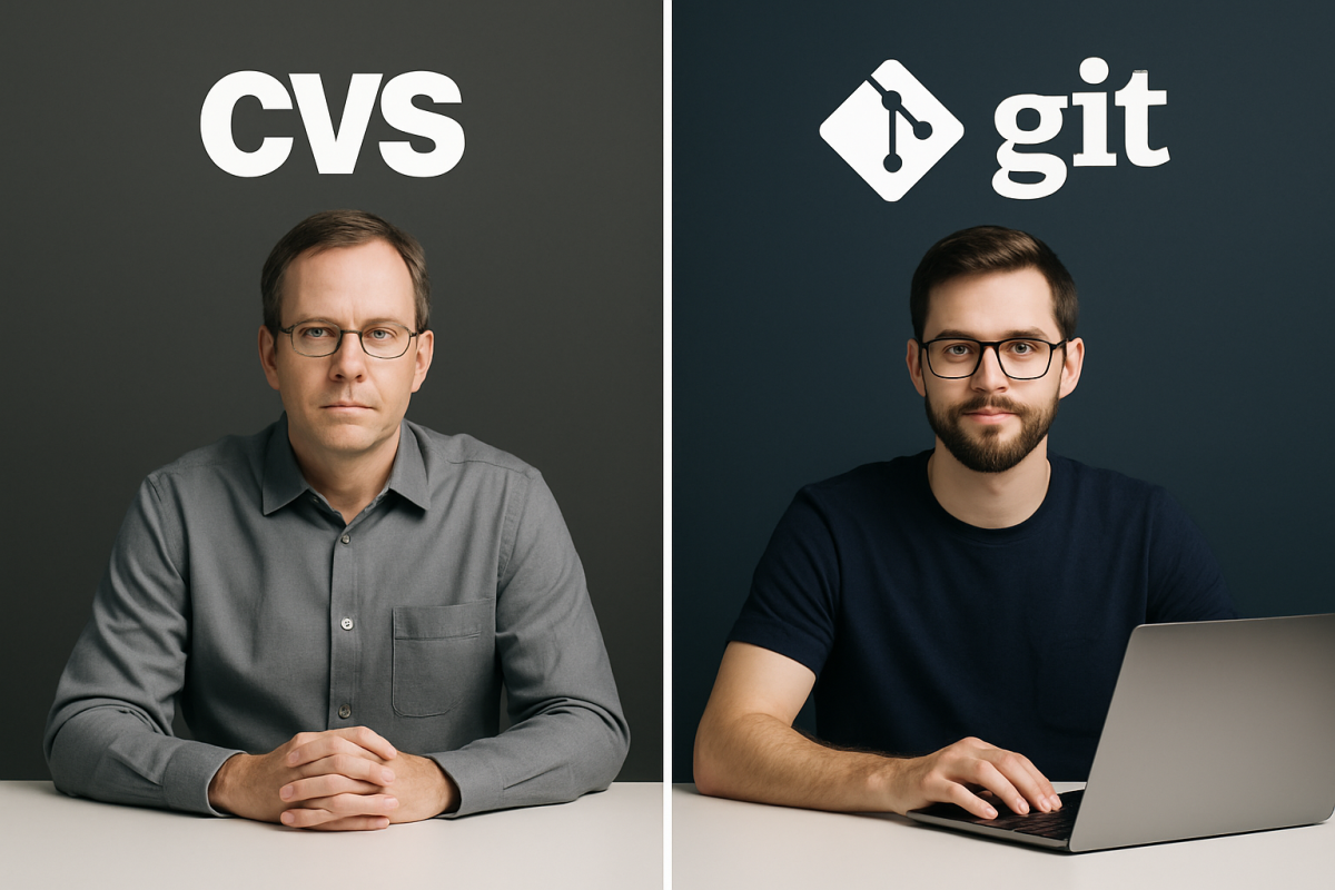 No momento, você está visualizando CVS vs Git: 30 anos de controle de versão e quem ganhou