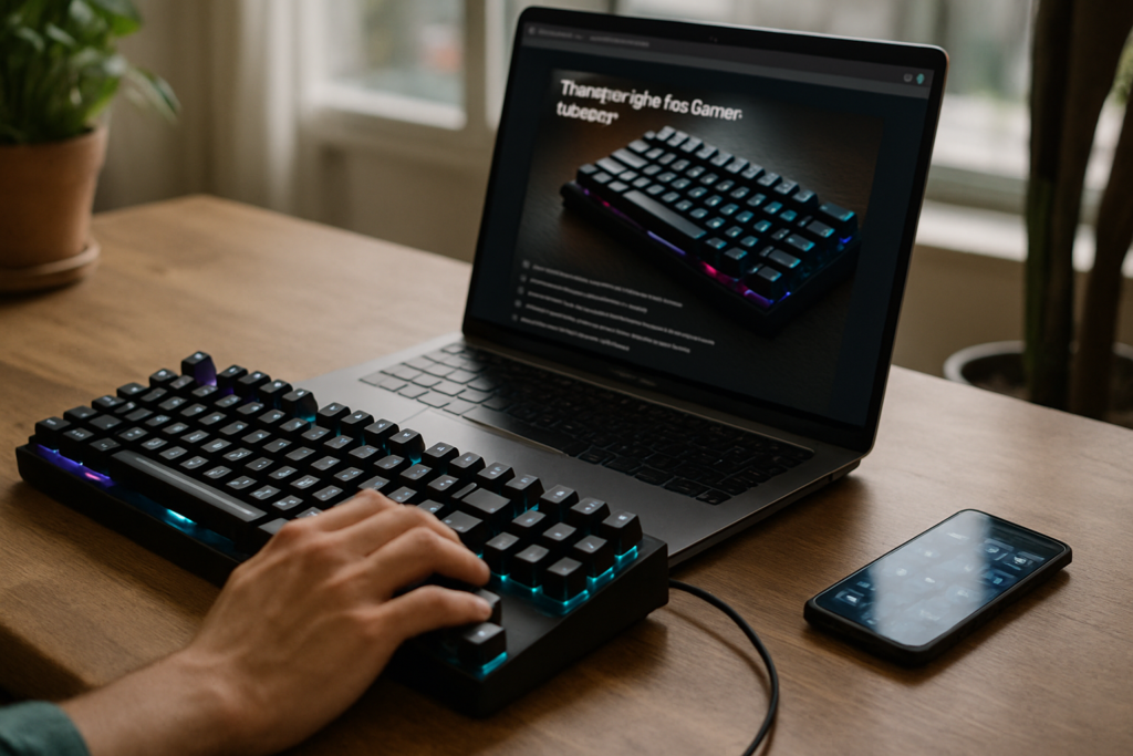 Leia mais sobre o artigo Teclado Mecânico Gamer 2026: 7 Tecnologias Revolucionárias que Dominam