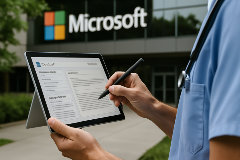 Leia mais sobre o artigo Microsoft Copilot Health: IA chega à saúde com documentação clínica automatizada