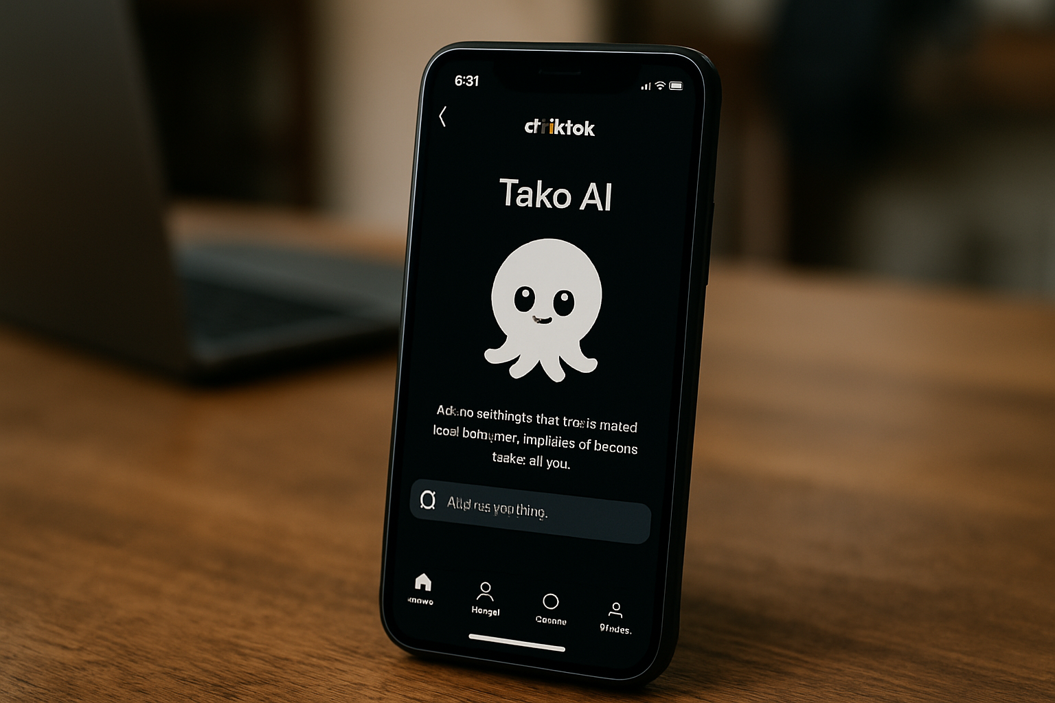 No momento, você está visualizando Interface TikTok Tako AI: Navegabilidade e UX Completo