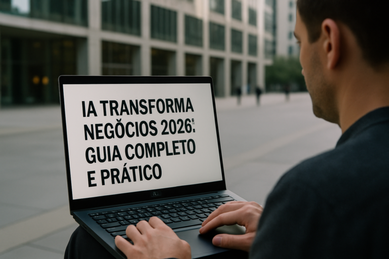 Leia mais sobre o artigo IA Transforma Negócios 2026: Guia Completo e Prático