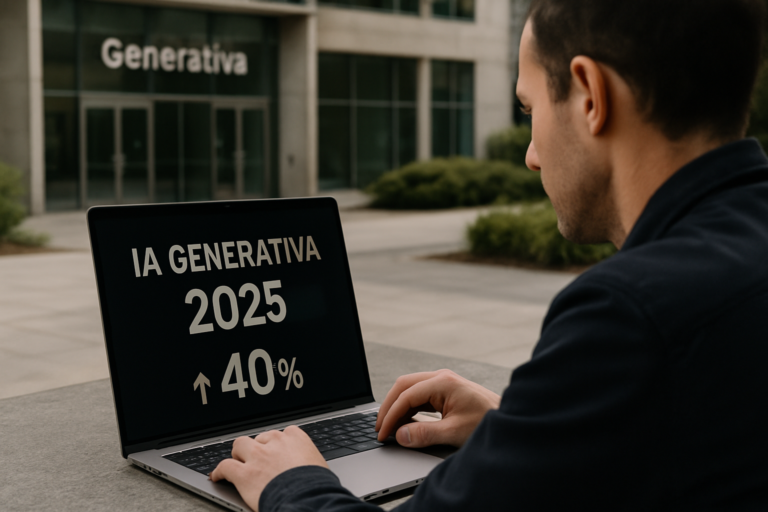 Leia mais sobre o artigo IA Generativa 2025: Aumente Resultados em 40% Agora