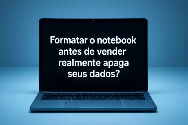 Leia mais sobre o artigo Formatar o notebook antes de vender realmente apaga seus dados?