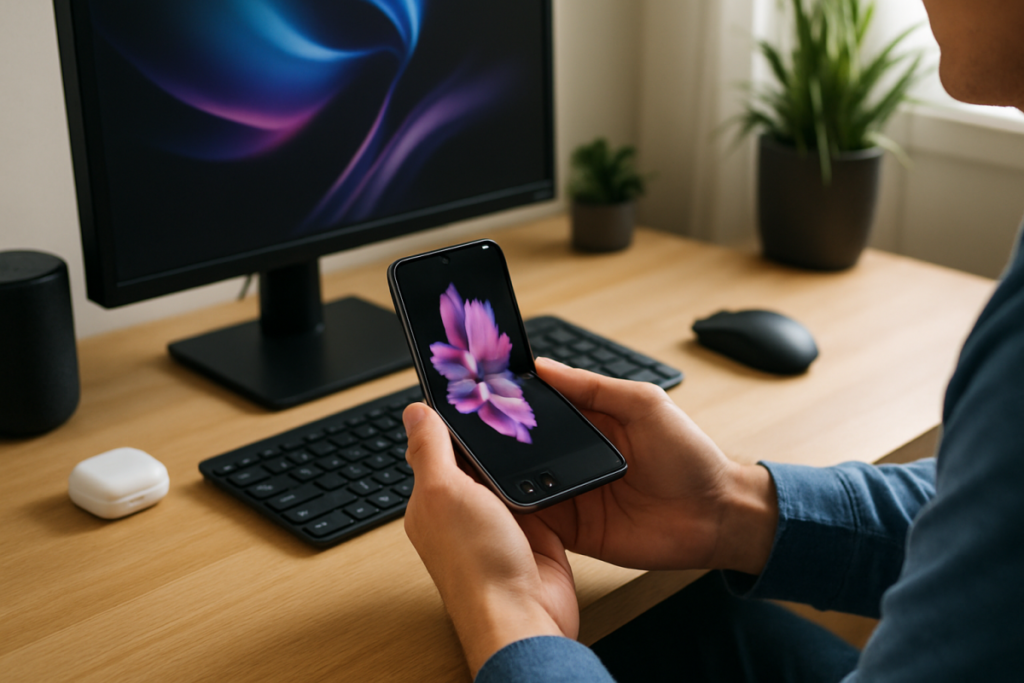 Leia mais sobre o artigo Galaxy Z Flip 8 ganha tela sem vinco: o que os rumores revelam