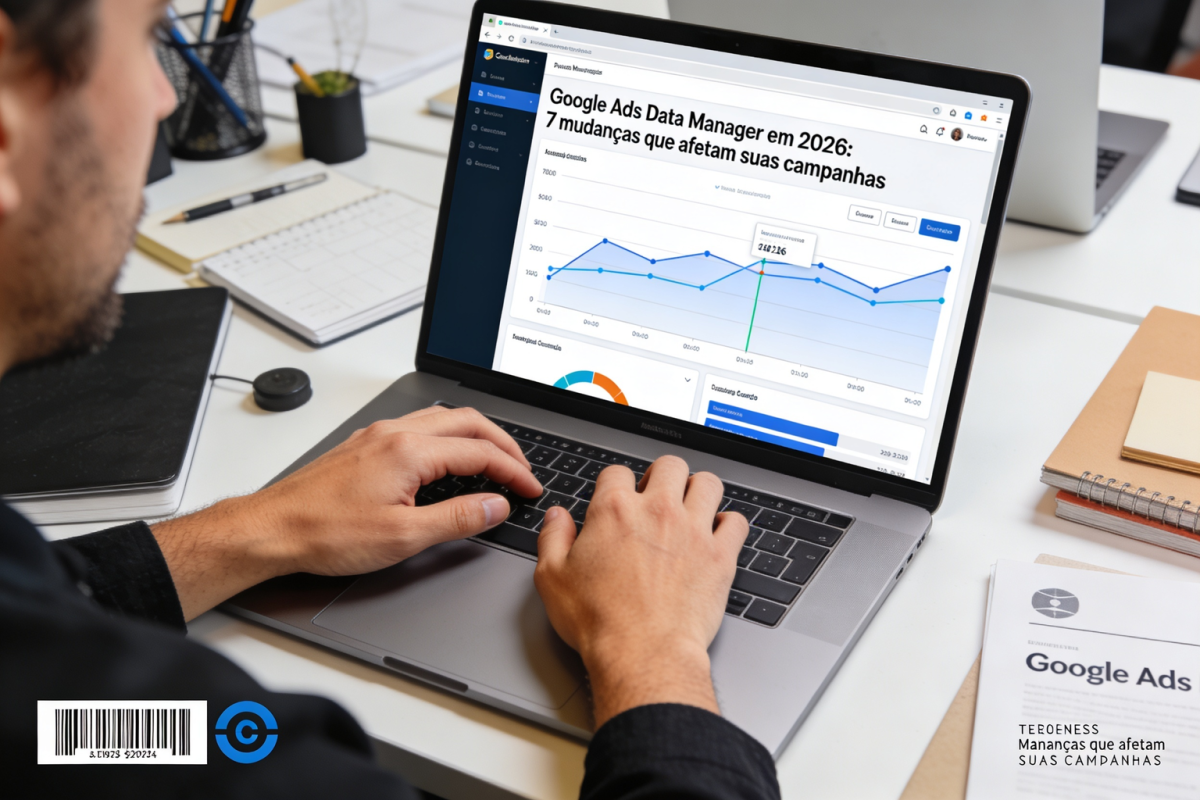 No momento, você está visualizando Google Ads Data Manager em 2026: 7 mudanças que afetam suas campanhas