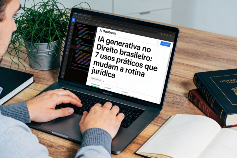 Leia mais sobre o artigo IA generativa no Direito brasileiro: 7 usos práticos que mudam a rotina jurídica