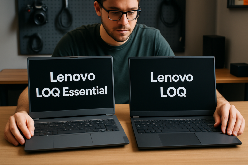 Leia mais sobre o artigo Lenovo LOQ Essential vs LOQ: diferenças que mudam sua escolha em 2026
