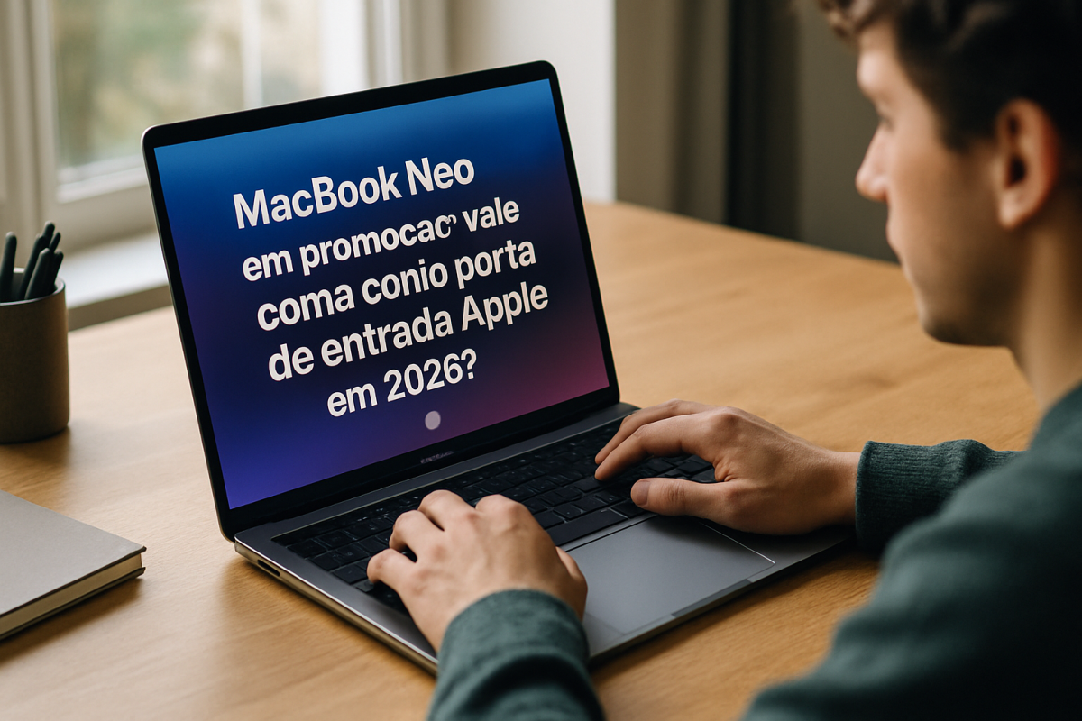 No momento, você está visualizando MacBook Neo em promoção: vale a pena como porta de entrada Apple em 2026?