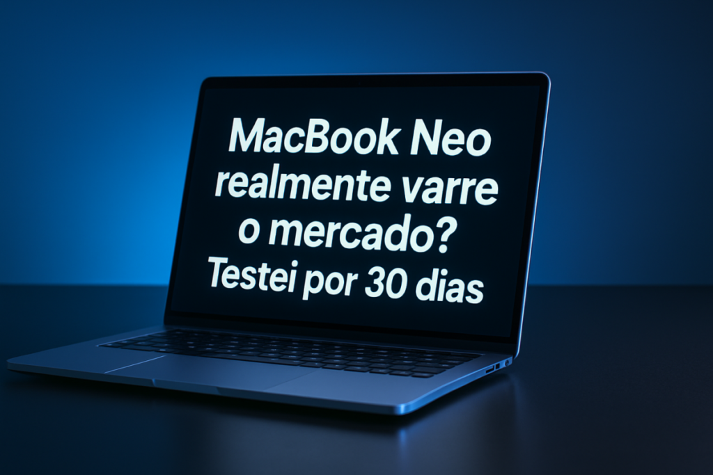 Leia mais sobre o artigo MacBook Neo realmente varre o mercado? Testei por 30 dias