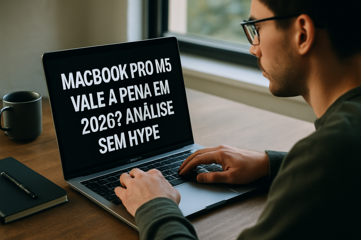 No momento, você está visualizando MacBook Pro M5 vale a pena em 2026? Análise sem hype