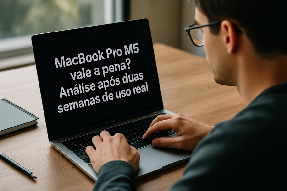 No momento, você está visualizando MacBook Pro M5 vale a pena? Análise após duas semanas de uso real