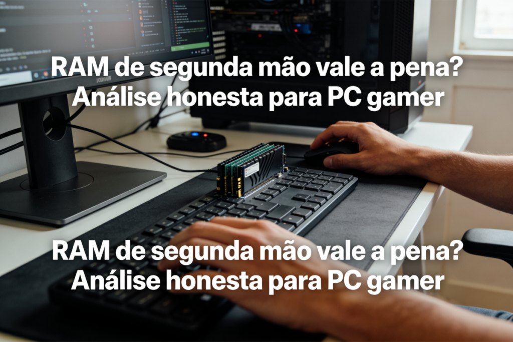 Leia mais sobre o artigo RAM de segunda mão vale a pena? Análise honesta para PC gamer