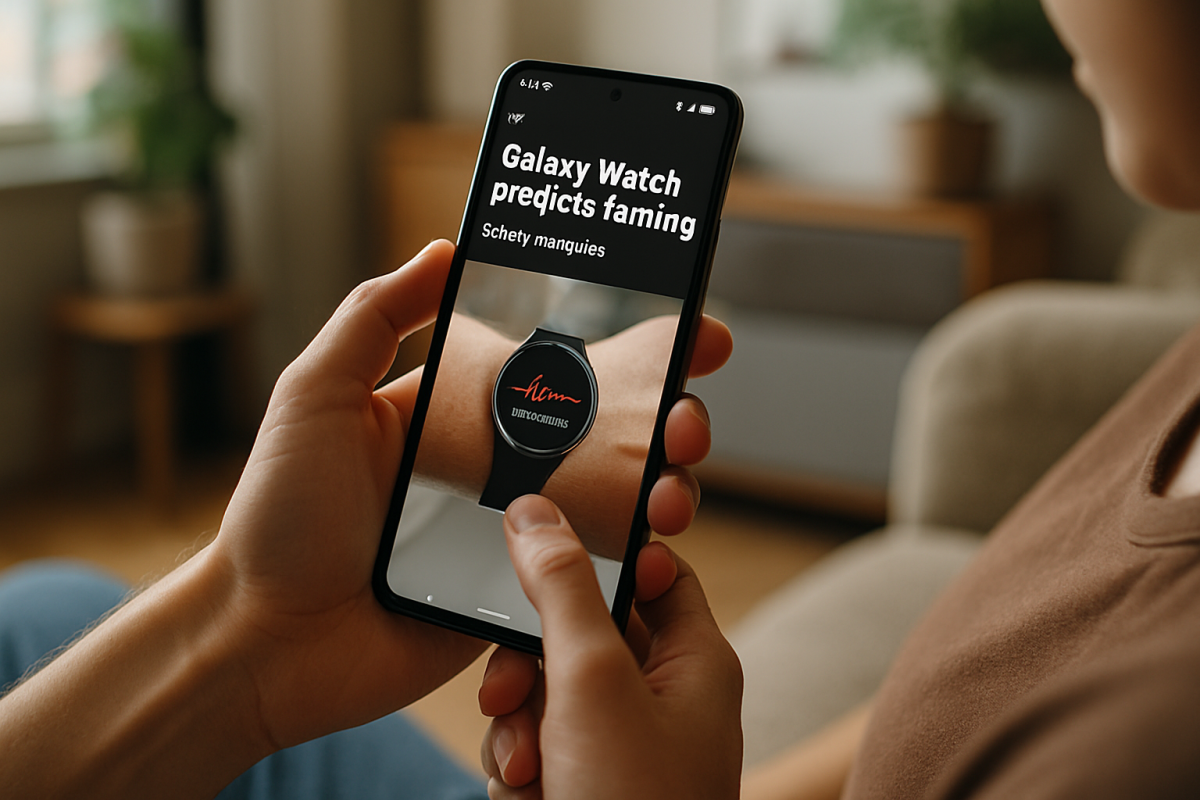 No momento, você está visualizando Samsung Galaxy Watch prevê desmaios antes de acontecer: como funciona esse avanço