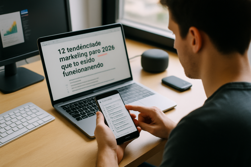Leia mais sobre o artigo 12 tendências de marketing para 2026 que já estão funcionando
