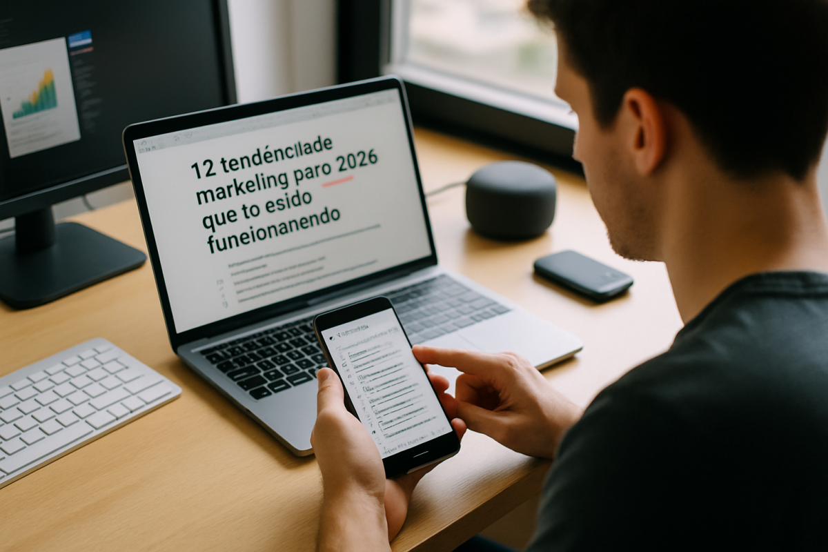 No momento, você está visualizando 12 tendências de marketing para 2026 que já estão funcionando