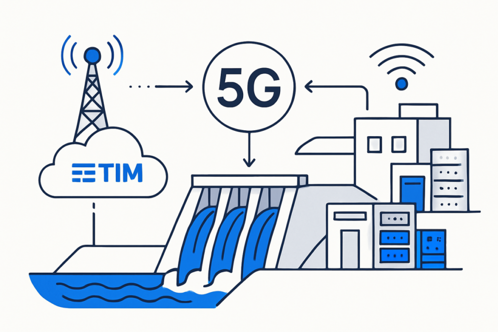 Leia mais sobre o artigo TIM leva 5G privado para hidrelétrica: veja como funciona essa rede