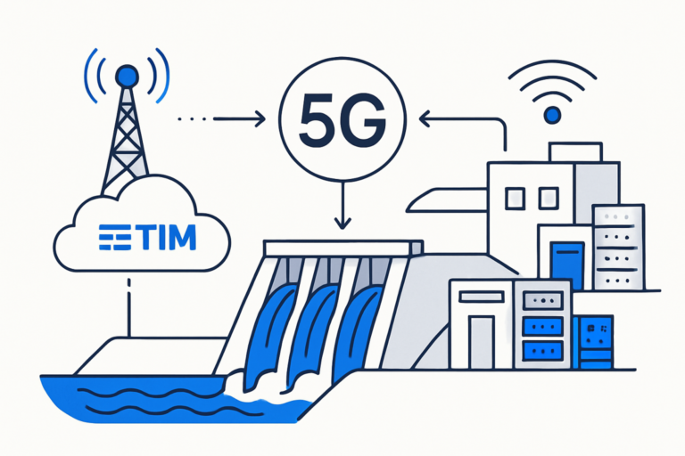 Leia mais sobre o artigo TIM leva 5G privado para hidrelétrica: veja como funciona essa rede