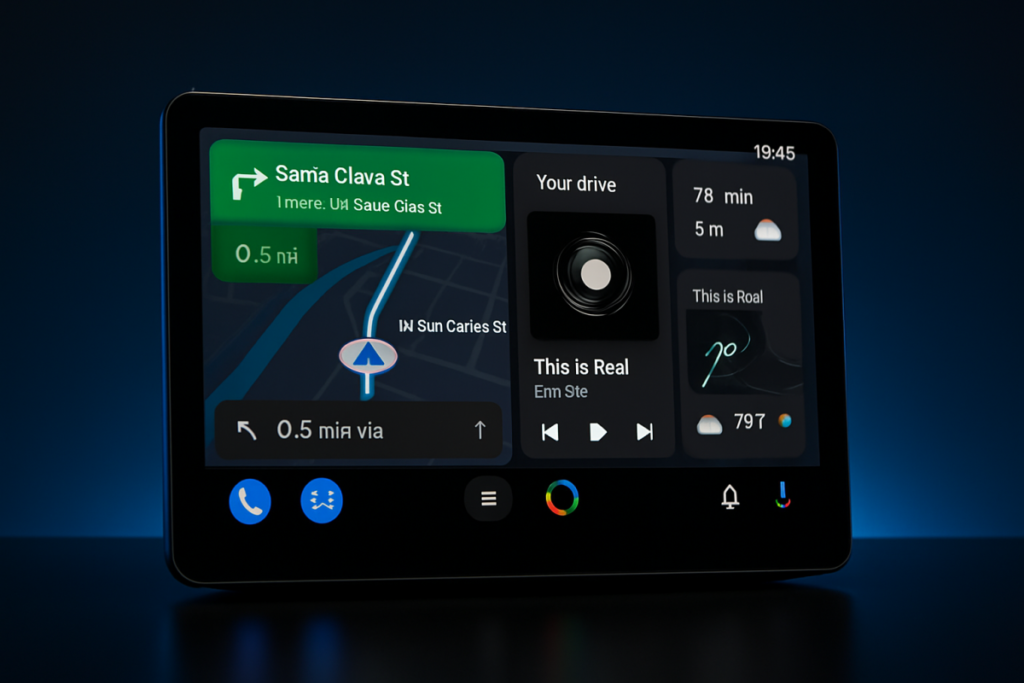 Leia mais sobre o artigo Android Auto acaba de ganhar widgets: veja o que muda na sua tela