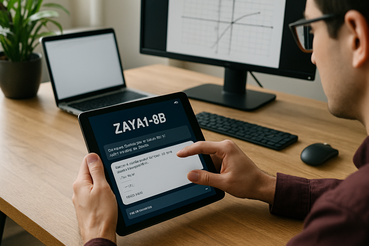 No momento, você está visualizando ZAYA1-8B supera expectativas em matemática com menos de 1B parâmetros ativos