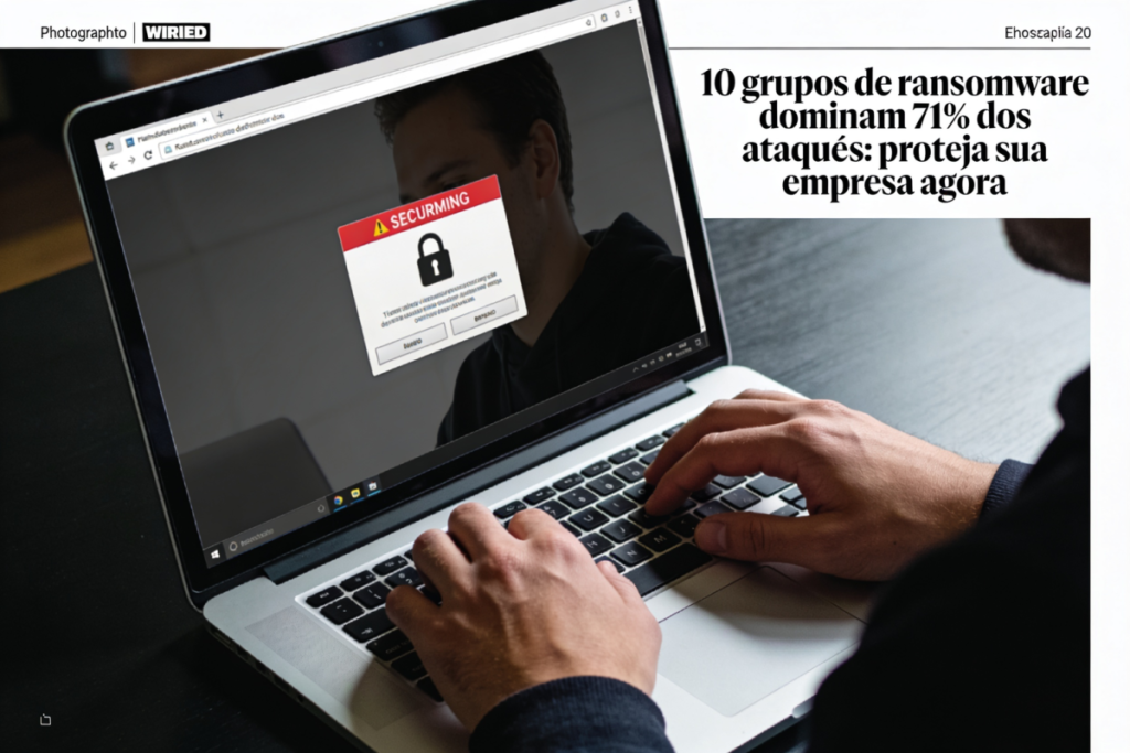 Leia mais sobre o artigo 10 grupos de ransomware dominam 71% dos ataques: proteja sua empresa agora