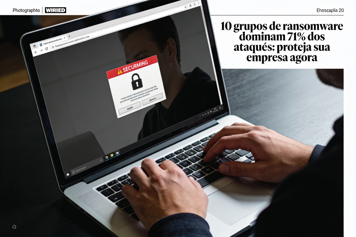 No momento, você está visualizando 10 grupos de ransomware dominam 71% dos ataques: proteja sua empresa agora