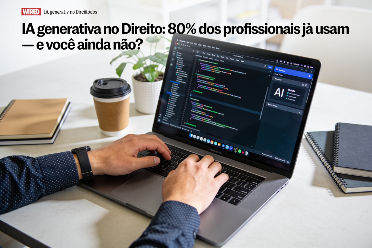 No momento, você está visualizando IA generativa no Direito: 80% dos profissionais já usam — e você ainda não?