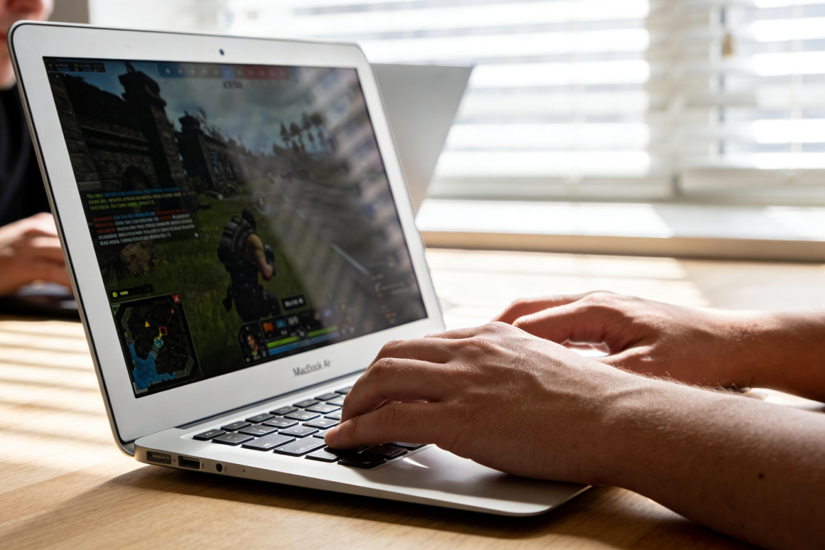 No momento, você está visualizando MacBook Air M4 vale a pena para jogos? Análise com 24 GB por US$ 1.299