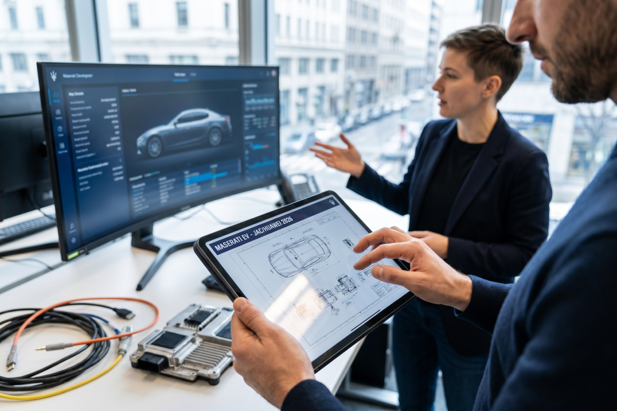 No momento, você está visualizando Maserati elétrico chinês: JAC e Huawei assumem o futuro da marca em 2026