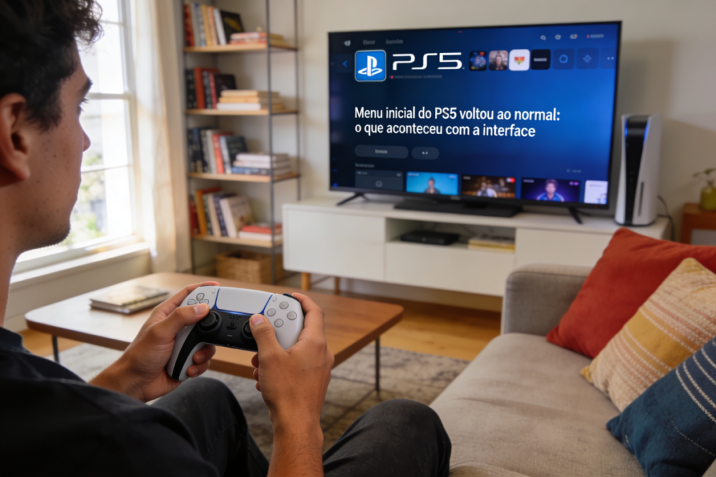 Leia mais sobre o artigo Menu inicial do PS5 voltou ao normal: o que aconteceu com a interface