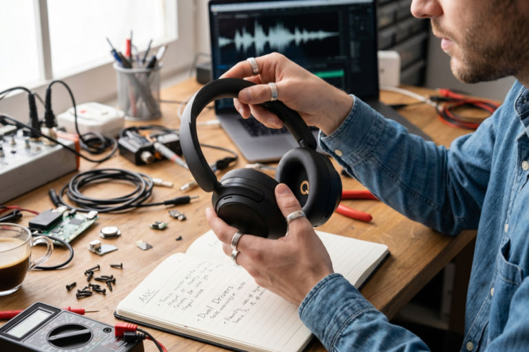 Leia mais sobre o artigo QCY H3S vale a pena? Análise completa do headphone com ANC e drivers duplos
