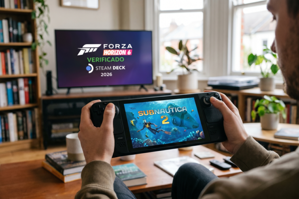 Leia mais sobre o artigo Subnautica 2 e Forza Horizon 6 Verificados no Steam Deck em 2026