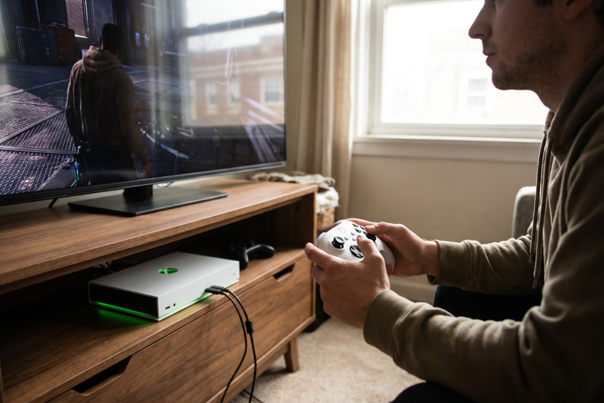 No momento, você está visualizando Xbox Project Helix sem drive de disco: a solução digital da Microsoft em 2026